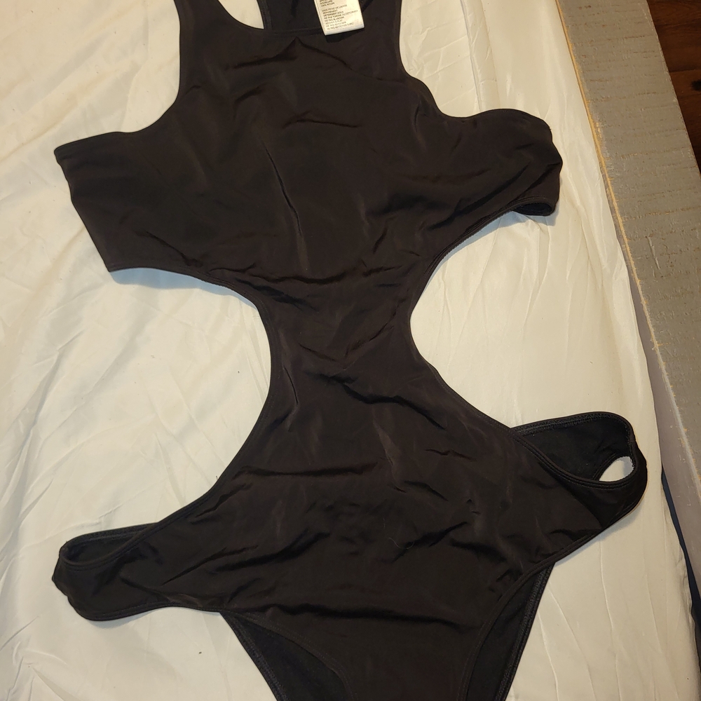 Urban Outfitters Black One Piece Swimsuit